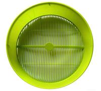 Blueberry Rondella Setaccio in plastica per il drenaggio di frutta, bacche, verdura e pasta, vassoio multifunzione in acrilico per uso alimentare, 36 x 7,5 x 7,5 cm (verde)