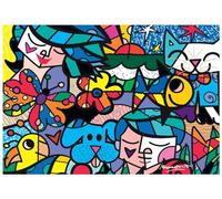 Bluebird 1000 El. Romero Britto, OgrÄld peÄšen kolorÄlw [Puzzle]