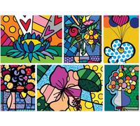 BlueBird - Puzzle Britto: Collage: Fiori - 2000 Pezzi