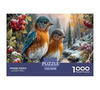 Bluebird Jigsaw Puzzle Impossibili 1000Pcs forestaa Nevata Decorazione Per La Casa. Giochi Rilassamento E Intelligence Per Adulti E Ragazzi Da 14 Anni 52x38cm/1000pcs