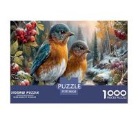 Bluebird Jigsaw Puzzle Impossible 1000 Pezzi forestaa Nevata Decorazione Per La Casa. Rilassamento E Intelligence Per Adulti E Bambini Da 12 Anni 38x26cm/1000pcs