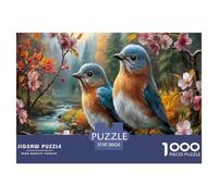 Bluebird Jigsaw Puzzle Impossible 1000Pcs foresta Stream Decorazione Per La Casa. Giochi Rilassamento E Intelligence Per Adulti E Ragazzi Da 14 Anni 38x26cm/1000pcs