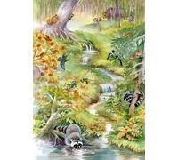 BlueBird - Puzzle Animali della foresta - 1000 Pezzi