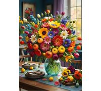 BlueBird - Puzzle Bouquet colorato - 1000 Pezzi