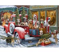 BlueBird - Puzzle Cani sul camion - 500 Pezzi