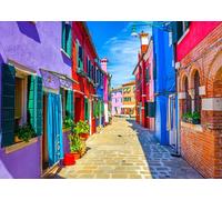BlueBird - Puzzle Case colorate: Burano - 500 Pezzi