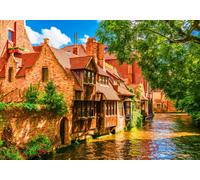 BlueBird - Puzzle Centro storico di Bruges, Belgio - 1500 Pezzi