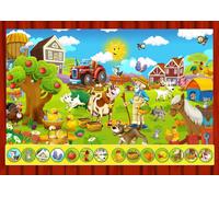 BlueBird - Puzzle Cerca e trova - La fabbrica di giocattoli - 100 Pezzi