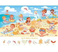 BlueBird - Puzzle Cerca e trova - the Beach - 100 Pezzi