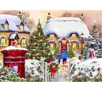 BlueBird - Puzzle Cottage invernale - 1000 Pezzi