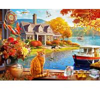 BlueBird - Puzzle Crisp: Vista autunnale - 500 Pezzi