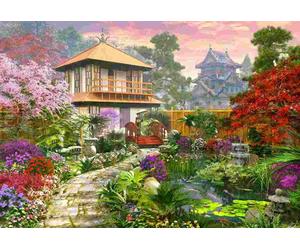 BlueBird - Puzzle Davison: Giardino giapponese - 1000 Pezzi
