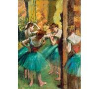 BlueBird - Puzzle Edgar Degas: Ballerini, rosa e verde, 1890 - 1000 Pezzi