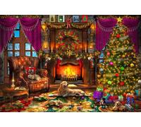 BlueBird - Puzzle Dominic Davison: Accogliente sala natalizia - 1000 Pezzi