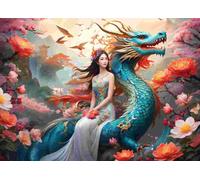 BlueBird - Puzzle Drago blu - 500 Pezzi