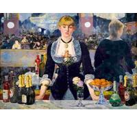 BlueBird - Puzzle Édouard Manet: Un bar alle Folies-Bergère, 1882 - 1000 Pezzi