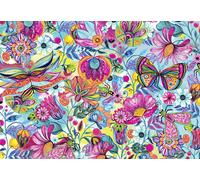 BlueBird - Puzzle Fiori e farfalle - 1000 Pezzi