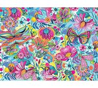 bluebird Puzzle Fleurs et Papillons - 1000 pezzi