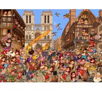 BlueBird - Puzzle François Ruyer: La corte dei miracoli! - 1500 Pezzi