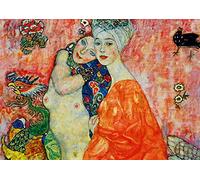 Bluebird puzzle Gustave Klimt - The Women Friends, 1917 - 1000 Pezzi