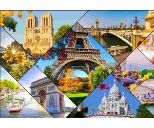 BlueBird - Puzzle I Monumenti di Parigi - 2000 Pezzi