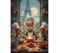 BlueBird - Puzzle I piccoli chef di Parigi - 300 Pezzi