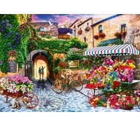 BlueBird - Puzzle Il mercato dei fiori - 1000 Pezzi