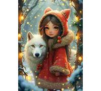 BlueBird - Puzzle Il mio amico lupo - 300 Pezzi