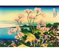 BlueBird - Puzzle Katsushika Hokusai - Shinagawa sul Tokaido, 1832 - 1000 Pezzi