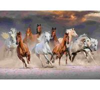 BlueBird - Puzzle La corsa dei cavalli - 1000 Pezzi