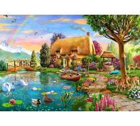 BlueBird - Puzzle Lakeside Cottage bluebird - 1000 Pezzi