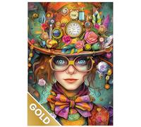 BlueBird - Puzzle Mad Props - Edizione limitata con effetto oro, soft touch e carta da collezione - 2000 Pezzi