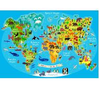 BlueBird - Puzzle Mappa del viaggio nel mondo - 300 Pezzi