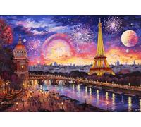 BlueBird - Puzzle Paesaggio nel puntinismo - 1000 Pezzi