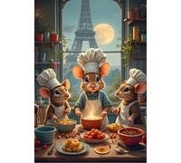 BlueBird - Puzzle Piccoli chef di Parigi - 1000 Pezzi