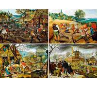 BlueBird - Puzzle Pieter Bruegel il Giovane - Le quattro stagioni - 1000 Pezzi
