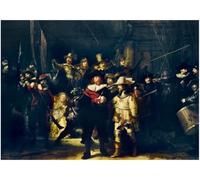 BlueBird - Puzzle Rembrandt: La ronda di notte, 1642 - 1000 Pezzi