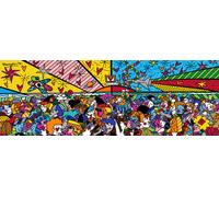 BlueBird - Puzzle Romero Britto : Panorama di Stanotte sulla spiaggia - 1000 Pezzi