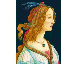 BlueBird - Puzzle Sandro Botticelli: Ritratto di signora idealizzato, 1 - 1000 Pezzi