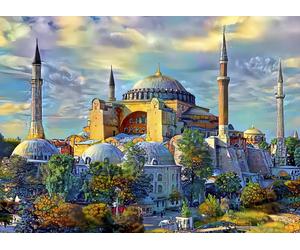 BlueBird - Puzzle Santa Sofia, Istanbul, Turchia - 1000 Pezzi