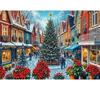 BlueBird - Puzzle Shopping in piazza a Natale - 1000 Pezzi