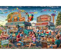 BlueBird - Puzzle Trailer del cibo - 2000 Pezzi