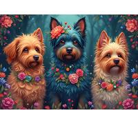 BlueBird - Puzzle Trio di cani - 1000 Pezzi