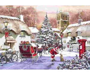 BlueBird - Puzzle Villaggio e Babbo Natale - 500 Pezzi