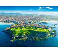 BlueBird - Puzzle Vista di Gijón - Asturie, Spagna - 1000 Pezzi