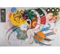 BlueBird - Puzzle Wassily Kandinsky: Dominbe Courante, 1936 - 1000 Pezzi