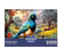 BluebirdJigsaw Puzzle Impossibili 1000Pcs Prato d'oro Decorazione Per La Casa. Giochi Rilassamento E Intelligence Per Adulti E Bambini Da 12 Anni 38x26cm/1000pcs