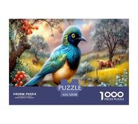 BluebirdJigsaw Puzzle Impossible 1000 Pezzi Prato d'oro Decorazione Per La Casa. Giochi Rilassamento E Intelligence Per Adulti E Ragazzi Da 14 Anni 52x38cm/1000pcs