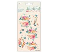 Bluebirds & Roses Decoupage, Multi