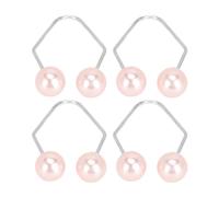 bluebone 2 paia di dimple trainer tool piercing gratuiti migliorano il sorriso dimple maker palline per le guance del viso (Rosa)